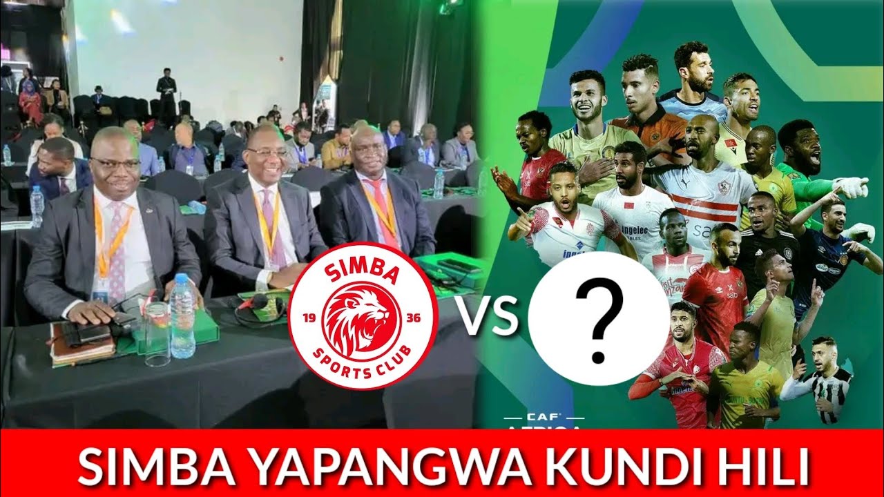 Hii NEEMA💪 SIMBA YAPANGWA KUNDI HILI LEO AFRIKA SUPER LEAGUE💪WATABILIWA ...