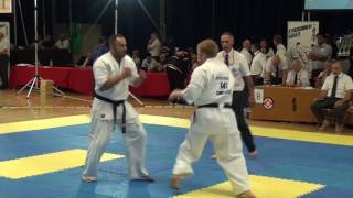 British Karate Kyokushinkai 8th Cup of Europe Augustin Alcazar v Vladimir Artyushin