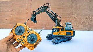 RC EXCAVATOR YIGONG AGES6+ 11CH UNBOXING. FIRST TEST!!