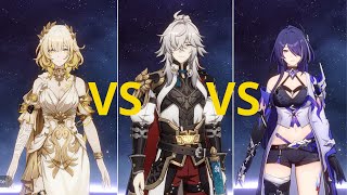 aglaea vs acheron vs jing yuan honkai star rail 3.0