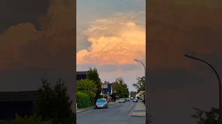 The calm after a thunderstorm in Germany ⚡️🌩️ #travel #viral #thunderstorm #clouds #shorts