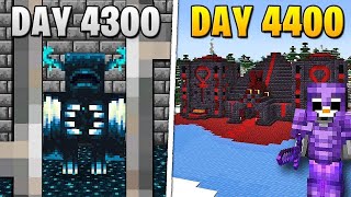 I Survived 4,400 Days in HARDCORE Minecraft...