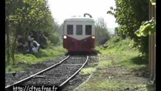 Les autorails du Train touristique à Esquerdes (62)