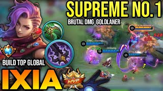 SUPREME NO.1 | IXIA BEST BUILD 2023 | TOP GLOBAL IXIA GAMEPLAY | MOBILE LEGENDS✓