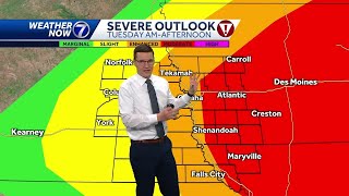 Nebraska, Iowa: Another round of severe weather possible Tuesday after flooding, tornado warnings