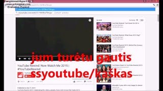 pamoka kaip parsisiūsti video iš youtube