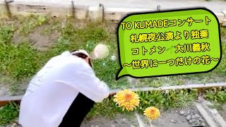 TO KUMADEコンサート札幌夜公演より、コトメン大川義秋独奏『世界に一つだけの花』