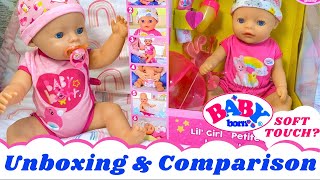 💖Baby Born Lil' Girl Review! ⭐️ Is She The Mini Baby Born Soft Touch Doll?! Changing & Feeding!🍼