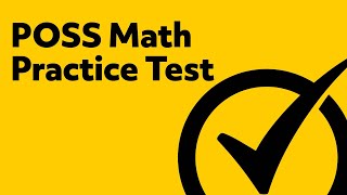 Best Free POSS Math Practice Test
