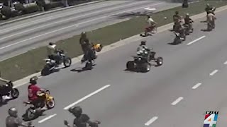 18 mini-bike drivers seen popping wheelies, taking over Jacksonville streets arrested, accused o...