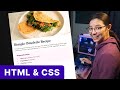 Build a Recipe Page with HTML & CSS