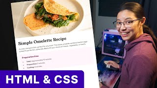 Build a Recipe Page with HTML & CSS