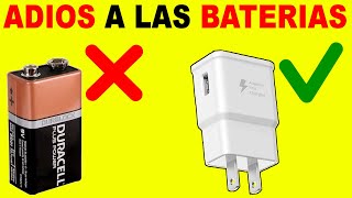 Convierte cualquier dispositivo a USB y olvídate de las BATERIAS!