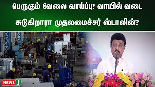 பெருகும் வேலை வாய்ப்பு? வாயில் வடை சுடுகிறாரா முதலமைச்சர் ஸ்டாலின்? | NewsJ