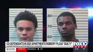 Co-defendents in 2021 robbery at Mobile apartment complex plead guilty