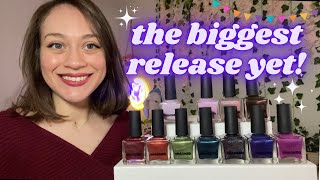 Cracked Polish CATCHPHRASE Collection! 🗣️🗯️ \u0026 NEW Jelly of the Month Swatches, Comparisons + Review!