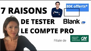 🚀BLANK : 80€ offerts + 3 mois GRATUITS + ...