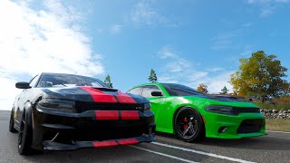 Forza Horizon 4| 1,047hp Hellcat Charger VS 1,047 Hellcat Charger