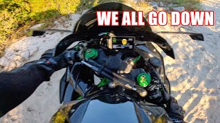 HERE'S WHAT A MOTORCYCLE CRASH FEELS LIKE 😣 | Ninja H2