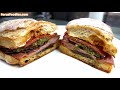 the ultimate toasted ciabatta italian sandwich