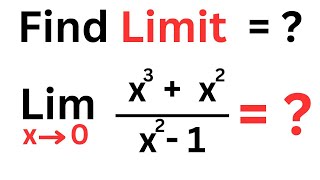 Evaluate Limit by using Algebraic techniques | Evaluate Limit by using Algebraic techniques