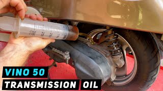 Yamaha Vino 50 - Transmission Oil Change ( 2001-2005 ) | Mitch's Scooter Stuff