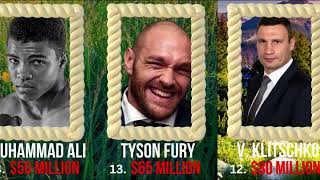 Top 50 Worlds Richest Boxers Billionaires in 2024 | Top 50 Richest Boxers