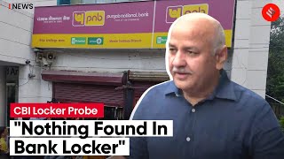 "I Have A Clean Chit": Manish Sisodia After CBI Officials Search His Bank Locker