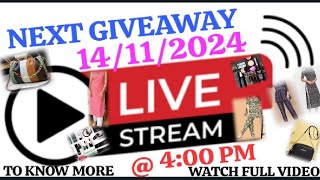 Next GIVEAWAY discussion #winterhall #giveaway #live #meesho #giveawayvideo #fashion #hoodie #viral