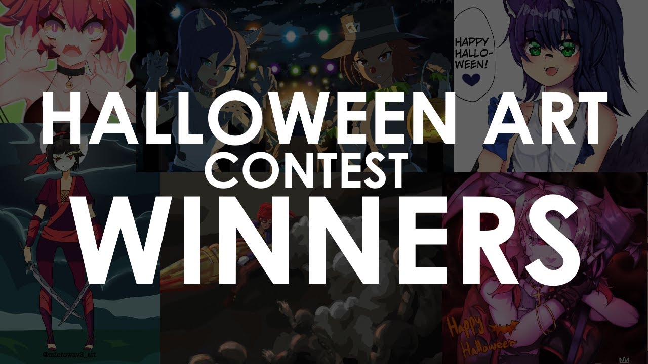 Halloween Art Contest WINNERS - YouTube