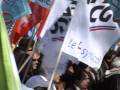 French workers stage mass street protests over crisis