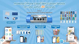 Screen Protector/ Skin / Phone case Custom solution | Zero+ Screen Protector Cutting Machine