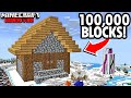 I Built The World's Largest House In Minecraft Hardcore