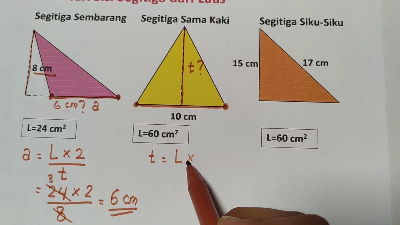 Perbandingan Trigonometri Pada Segitiga Sikusiku