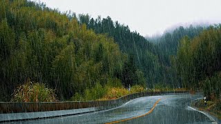 [bgm] Mountain rain sound, reading rain sound background music, baby sleep music, amsr, bgm homework