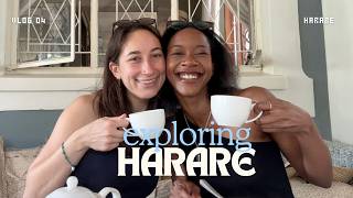 Harare Vlog | old friends, new memories |  Christmas market, cafe hopping, feeding giraffes