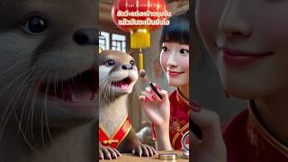 เมื่อน้องสัตว์แต่งหน้าวันตรุษจีน!! EP.1 #funny #cute #animals #ตรุษจีน #chinesenewyear