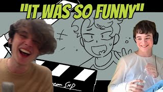 Wilbursoot and Tubbo Reacts to "Dream SMP Bloopers" By SAD-ist