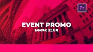 Premiere Pro Template | Colorful Event Promo