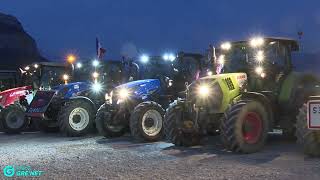 Mobilisation des agriculteurs à Grenoble