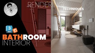 3Ds Max, Corona Render BATHROOM interior Tutorial in tamil