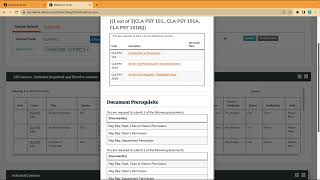 Registration Scenario - Prerequisite Not Met