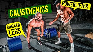 How Strong is Calisthenics Beast in Powerlifting? | ANATOLY