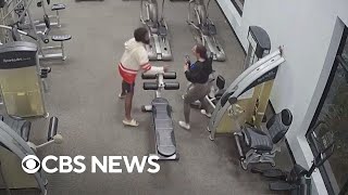 Video shows Florida woman fighting off attacker in apartment complex gym