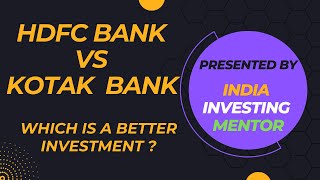 HDFC Bank Vs Kotak Mahindra Bank Share | Comparison Between HDFC Bank vs Kotak Mahindra Bank