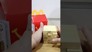 Mcdonald's Happy Meal Toys Jenga unboxing this Mini Jenga is too cute! #happymealtoys #jenga