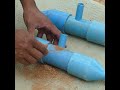 I turn PVC pipe into a water pump at home free no need electricity power