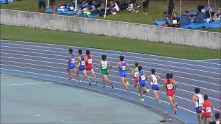 20160917 広島県高校陸上新人戦 男子1500m決勝