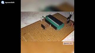 Microcontroller project LED Blinking (1 second delay)