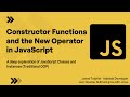 Constructor Function and The New Operator in JavaScript | Jonas Guide